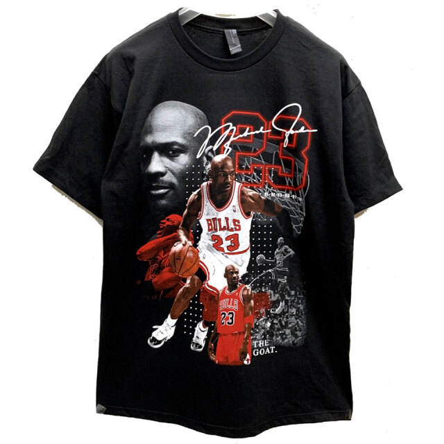 マイケルジョーダン Michael Jordan S/S Tee アーティストTシャツ バスケット ブラック 黒 BLACK
