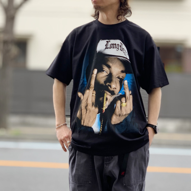 スヌープドッグ SNOOP DOGG S/S Tee ラップTシャツ アーティストTシャツ オフィシャル ブラック 黒 BLACK