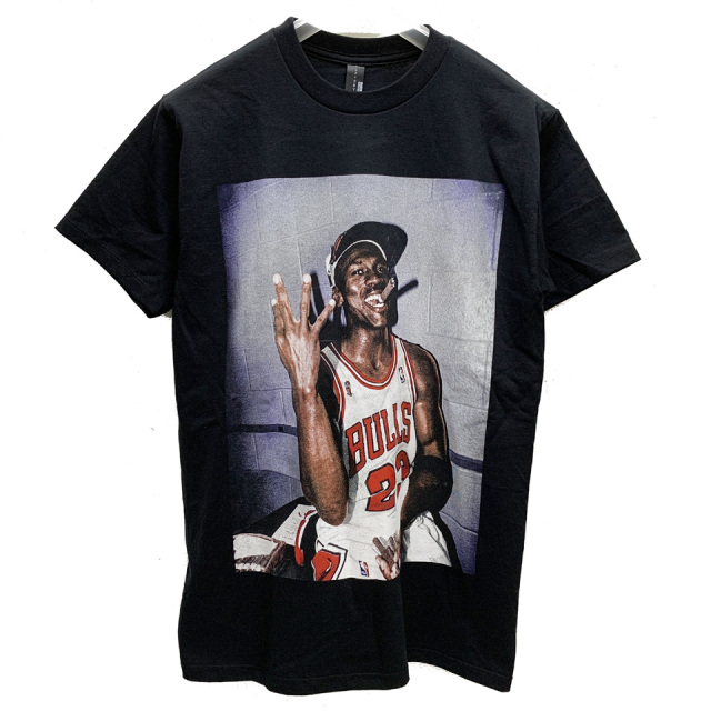 マイケルジョーダン Michael Jordan S/S Tee アーティストTシャツ バスケット ブラック 黒 BLACK