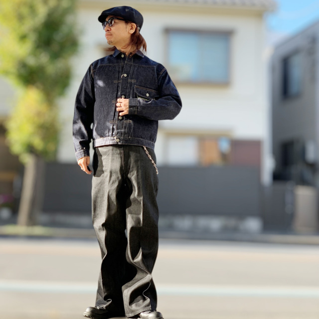 BEN DAVIS / DENIM GORILLA CUT PANTS