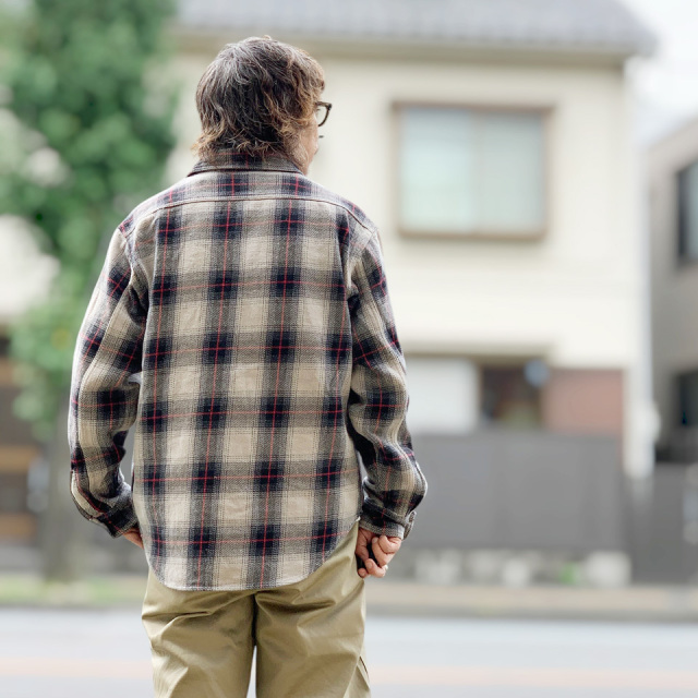 BIG MAC / CHECK DYE L/S SHIRT