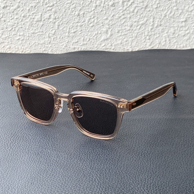 ブラックフライズ BLACKFLYS ブラックフライ サングラス FLY CLUBMAN CLEAR BEIGE-GOLD/LIGHT BROWN ベージュ クリアフレーム