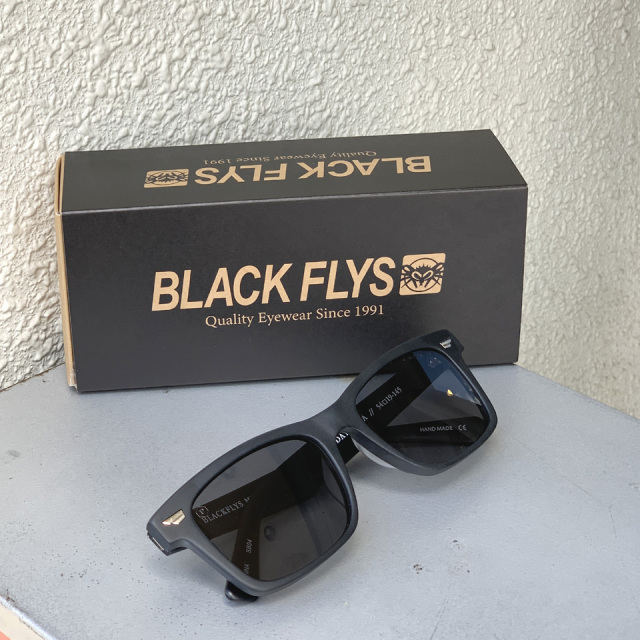 ブラックフライズ BLACKFLYS ブラックフライ サングラス FLY DAYTONA ウェリントン MATT BLACK/GREY マットブラック 黒  BF-1233-03
