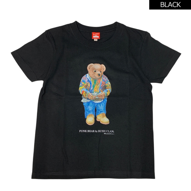 BUSH CLAN / FUNK BEAR BIGGIE BEAR SS Tee (KIDS SIZE)