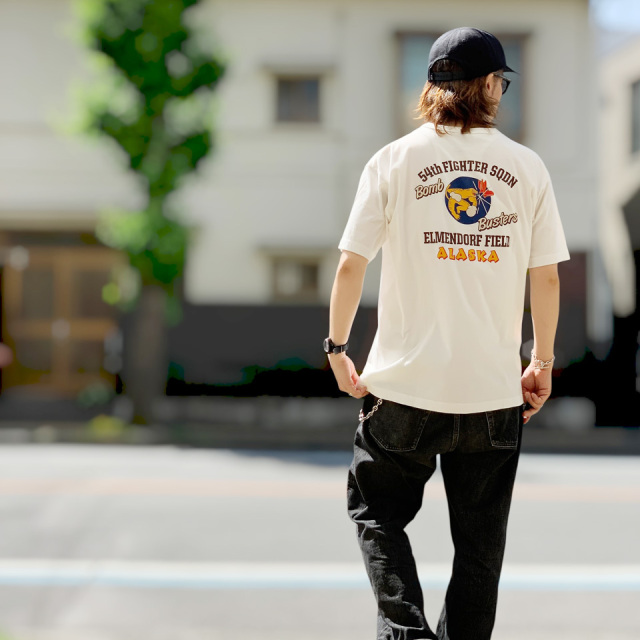 BUZZ RICKSON'S / GOVERNMENT S/S TEE - 54th FIGHTER SQ.