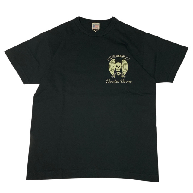 BUZZ RICKSON'S / S/S TEE - 23rd BOMB.SQ.BOMBER BARONS