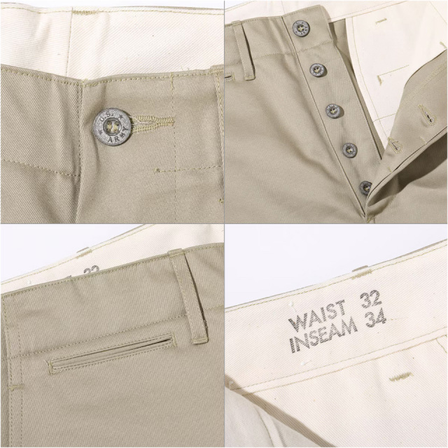 BUZZ RICKSON'S / EARLY MILITARY CHINOS 1942 MODEL