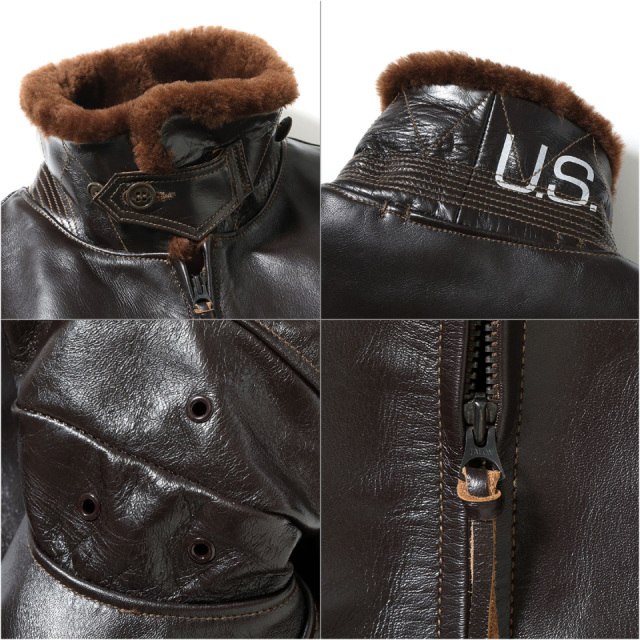 BUZZ RICKSON'S / AN-J-3A “BUZZ RICKSON CO. INC. HORSEHIDE MODEL”