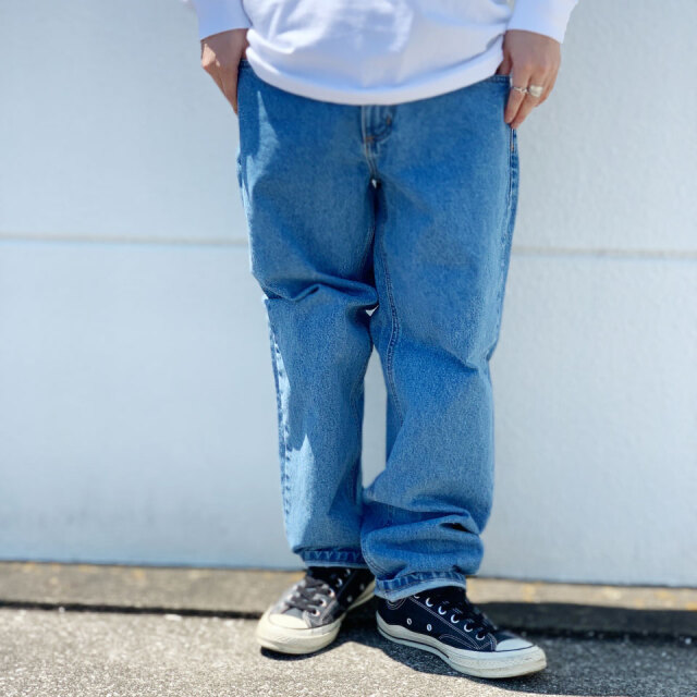 カーハート CARHARTT デニム ジーンズ RELAXED TAPERED LEG JEAN リラックスフィット US企画 ストーンウォッシュ STONE WASH