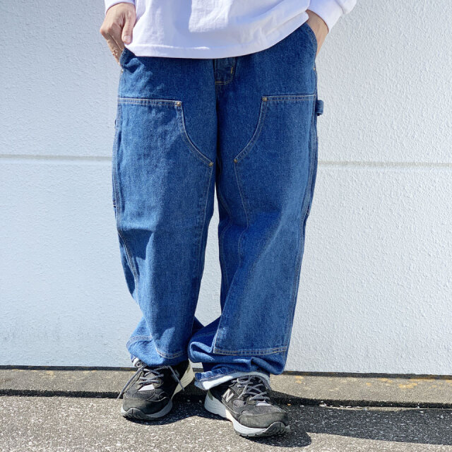 カーハート CARHARTT ダブルニー デニム W FRONT WASHED PAINTER PANT ペインターパンツ ジーンズ DST デザートストーンウォッシュ
