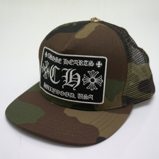 CHROME HEARTS クロムハーツ CH MESH CAP - CAMOUFLAGE