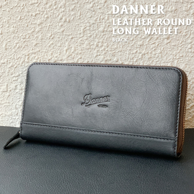 DANNER ダナー LEATHER ROUND LONG WALLET (688839-0001)