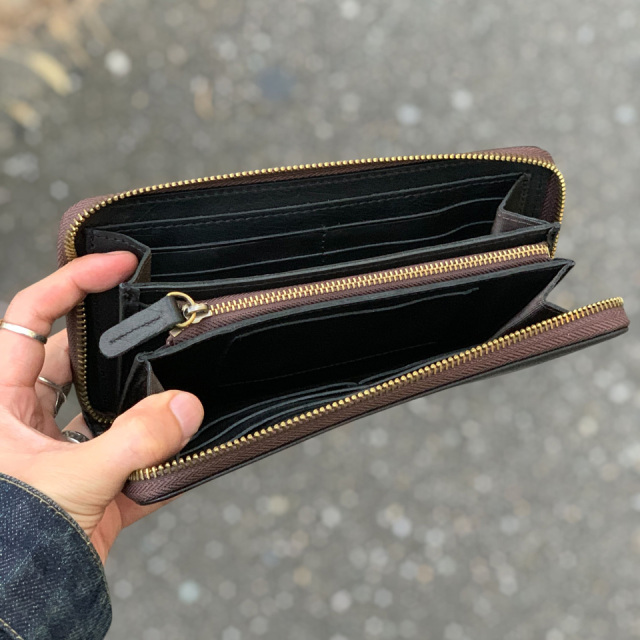 DANNER / LEATHER ROUND LONG WALLET