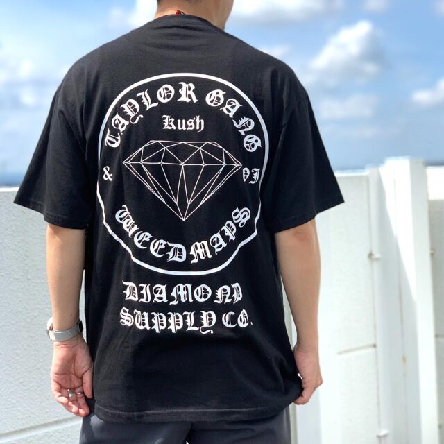 【20%OFF】 全2色 ダイアモンドサプライ DIAMOND SUPPLY Co. Tシャツ TAYLOR GANG OG SEAL S/S Tee 半袖 ウィズカリファ WIZ KHALIFA コラボ ブラック ロイヤルブルー