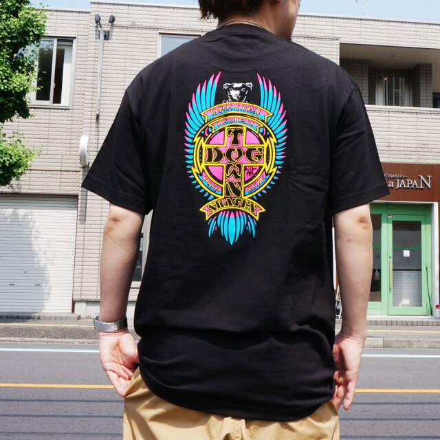 全2色 DOG TOWN ドッグタウン Tシャツ ERIC DRESSEN PUPPY NEON S/S Tee エリックドレッセン ブラック ホワイト