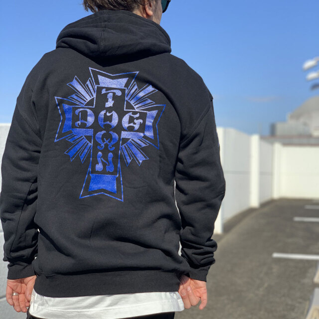 DOG TOWN / CROSS LOGO P/O HOODIE
