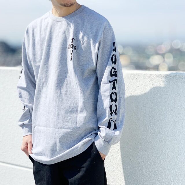 DOGTOWN 力強い ドックタウン ストライプ柄 ワークシャツ クロス 