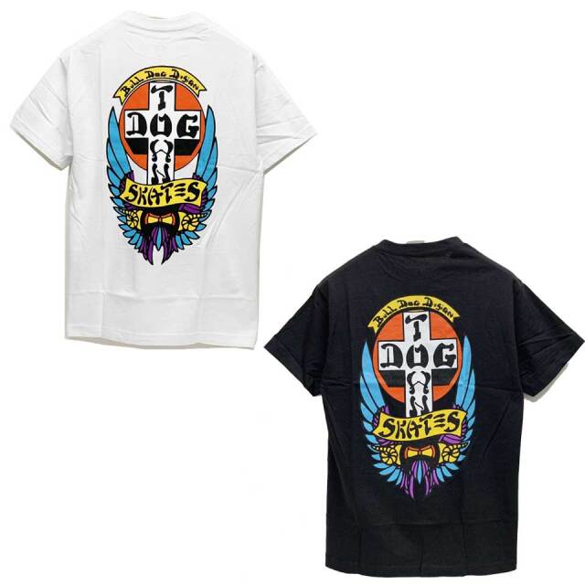 全2色 ドッグタウン DOG TOWN Tシャツ OG BULL DOG S/S Tee ホワイト ブラック 白 黒 WHITE BLACK ウェス・ハンプストン WES HUMPSTON