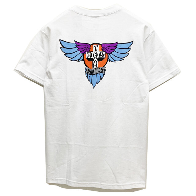 ドッグタウン DOG TOWN Tシャツ WINGS 70's S/S Tee クロスロゴ ウィングクロス ホワイト 白 WHITE