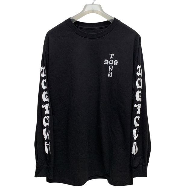 DOG TOWN / SLEEVE PRINT CROSS LOGO L/S Tee