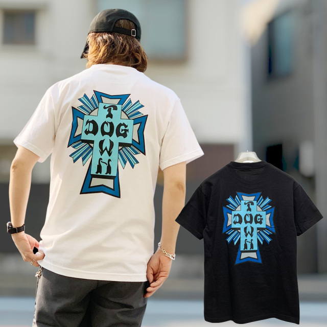 全2色 DOG TOWN ドッグタウン CROSS LOGO COLOR S/S Tee