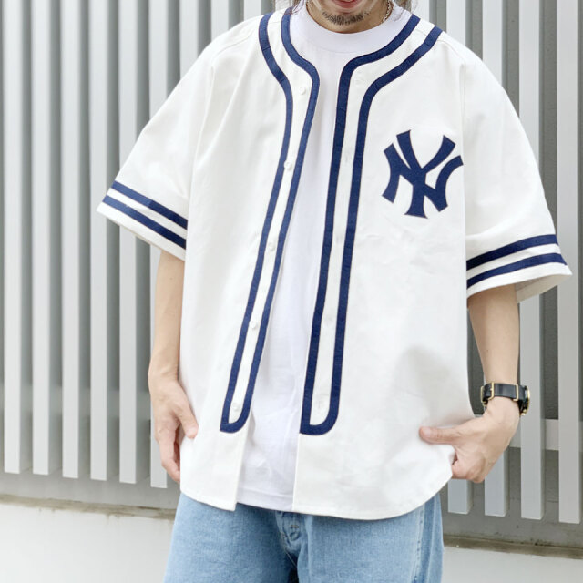ドジャース ファナティクス 別注 MLB ベースボールシャツ XL ビッグ 