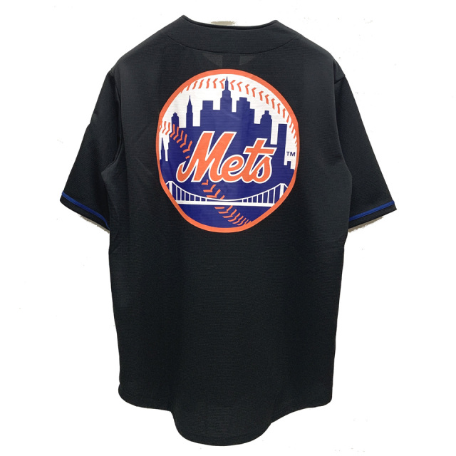 FANATICS / MLB MESH BASEBALL SHIRT - NEW YORK METS