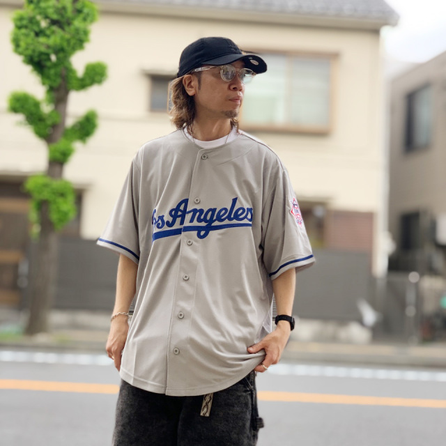 FANATICS / MLB MESH BASEBALL SHIRT - LOS ANGELES DODGERS