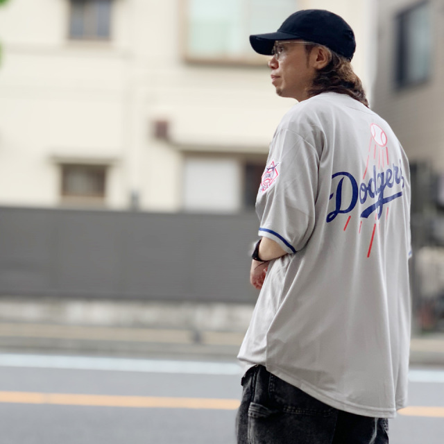 FANATICS / MLB MESH BASEBALL SHIRT - LOS ANGELES DODGERS