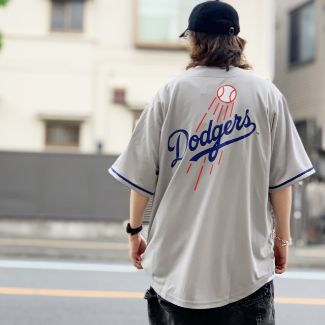 Fanatics MLB Los Angeles Dodgers Mサイズ FANATICS / MLB MESH BASEBALL SHIRT - LOS ANGELES DODGERS