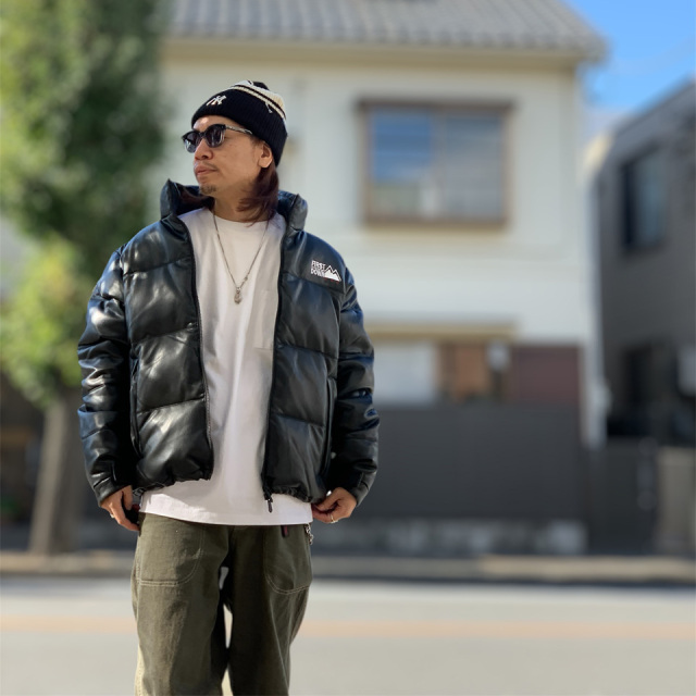 FIRST DOWN / BUBBLE DOWN JKT COLOR LEATHER