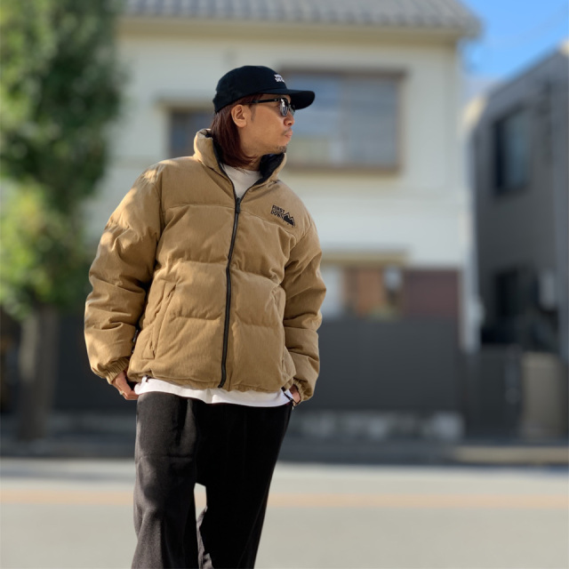 FIRST DOWN / REVERSIBLE BUBBLE DOWN JACKET CORDUROY