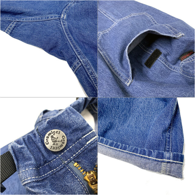 新品未使用 GRAMICCI グラミチ デニムカバーオールジャケット M GRAMICCI Gramicci グラミチ DENIM COVER ALL JACKET ストレッチ