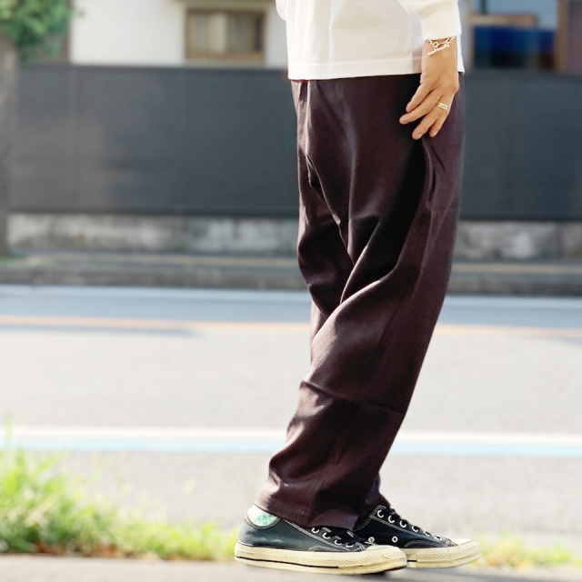 Gramicci / WOOL LIKE WIDE TAPERED PANT