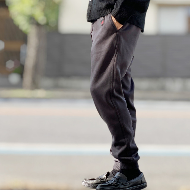GRAMICCI / BONDING KNIT FLEECE NARROW RIB PANTS
