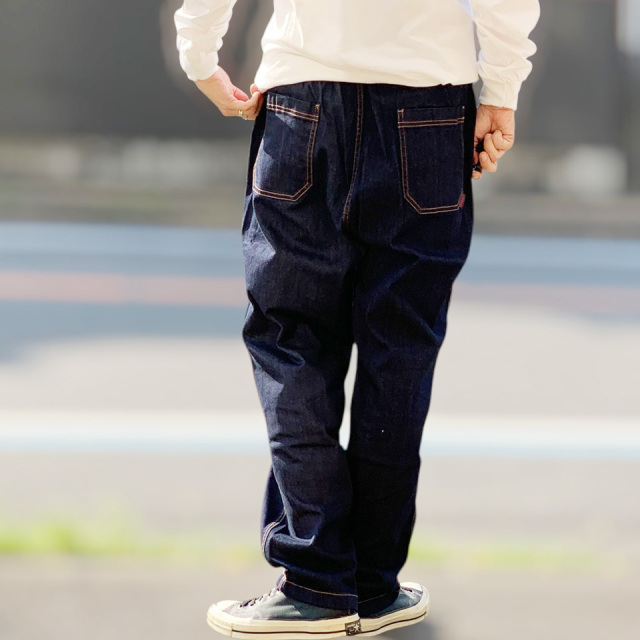 Gramicci / STRETCH DENIM LOOSE TAPERED RIDGE PANT