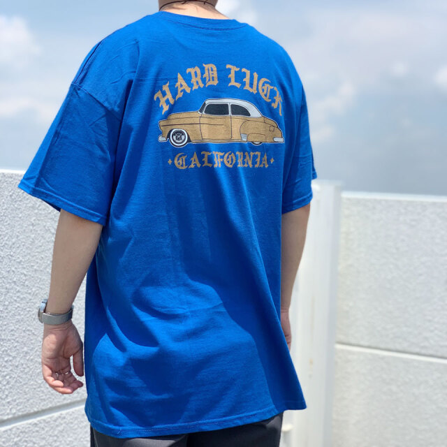 【50%OFF】 SALE セール 全2色 ハードラック HARD LUCK Tシャツ LOWRIDE CA S/S Tee 半袖 ローライダー アメ車 ブラック ロイヤルブルー