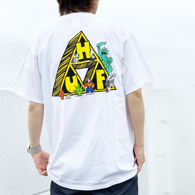 ☆にこちゃん着用☆HUF TシャツDRAFT PICK FOOTBALL TEE