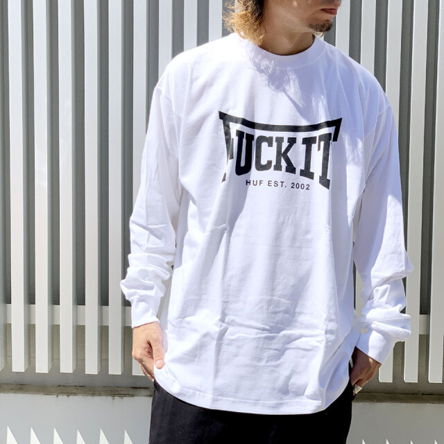 ◆HUF◆Throwing Hands 長袖 Tシャツ 送料込 楽天市場】ハフ ロンT HUF THROWING HANDS L/S TEE ロング