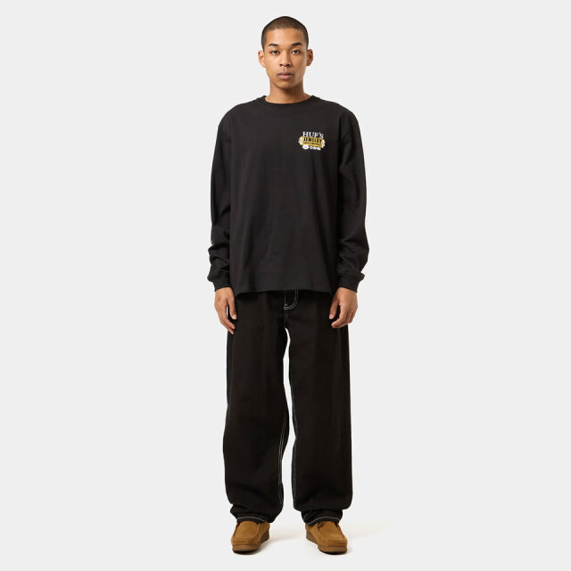 ☆HUF(ハフ)☆WORLD TOUR L/S TEE(長袖シャツ) HUF / JEWELRY LS TEE