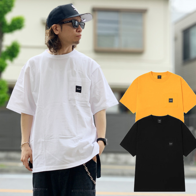 HUF / HUF SET BOX LOGO POCKET TEE