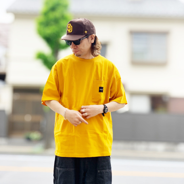 HUF / HUF SET BOX LOGO POCKET TEE