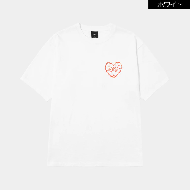 【HUF】消火栓デザイン Tシャツ ホワイト HUF / BE MINE S/S TEE