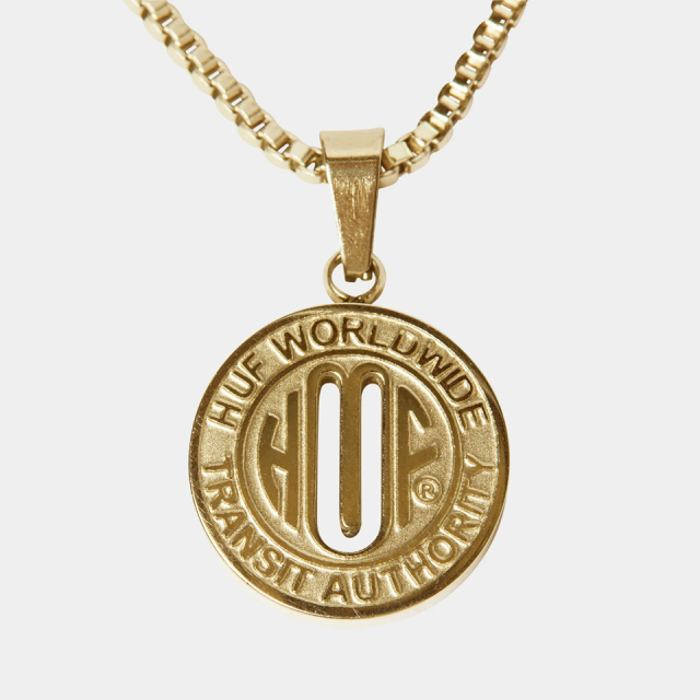 HUF / TOKEN PENDANT NECKLACE