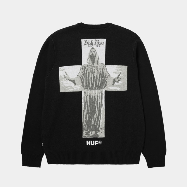 HUF / BLACK MOSES KNIT SWEATER