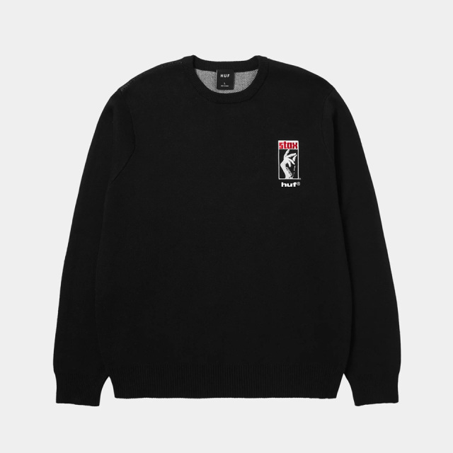 HUF / BLACK MOSES KNIT SWEATER