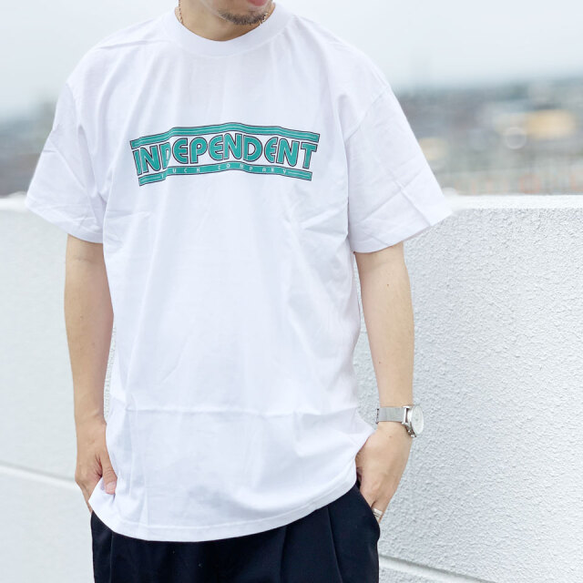 全2色 インディペンデントトラックス INDEPENDENT TRUCKS Tシャツ BAUHAUS S/S Tee 定番ロゴ ホワイト ブラック 白 黒 WHITE BLACK