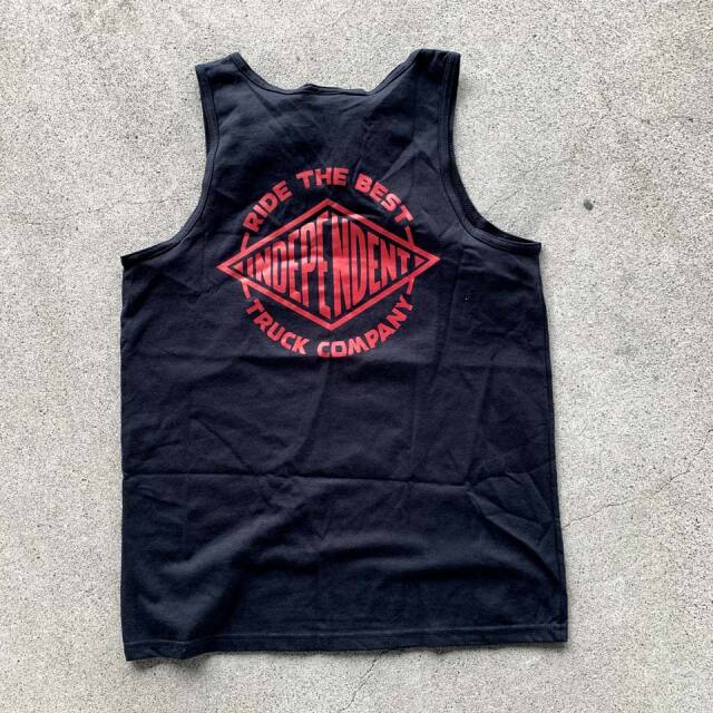 インディペンデントトラックス INDEPENDENT TRUCKS タンクトップ SEAL SUMMIT TANK TOP ブラック 黒 BLACK