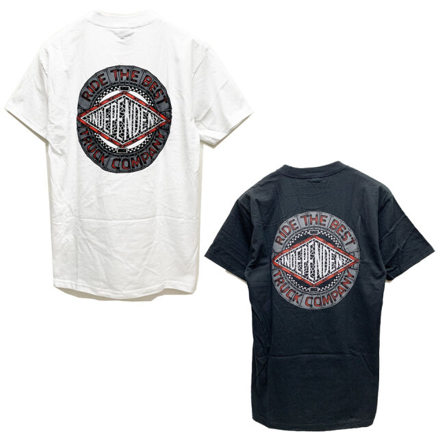 全2色 インディペンデントトラックス INDEPENDENT TRUCKS Tシャツ MAKO TILE SUMMIT S/S Tee ホワイト ブラック 白 黒 WHITE BLACK