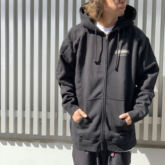 INDEPENDENT TRUCKS / ITC STAINED ZIP HOODIE 